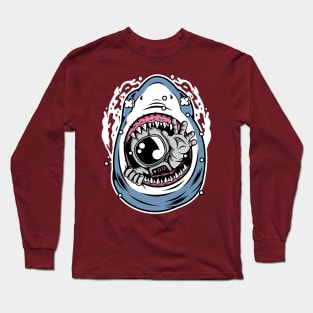 astronaut shark Long Sleeve T-Shirt